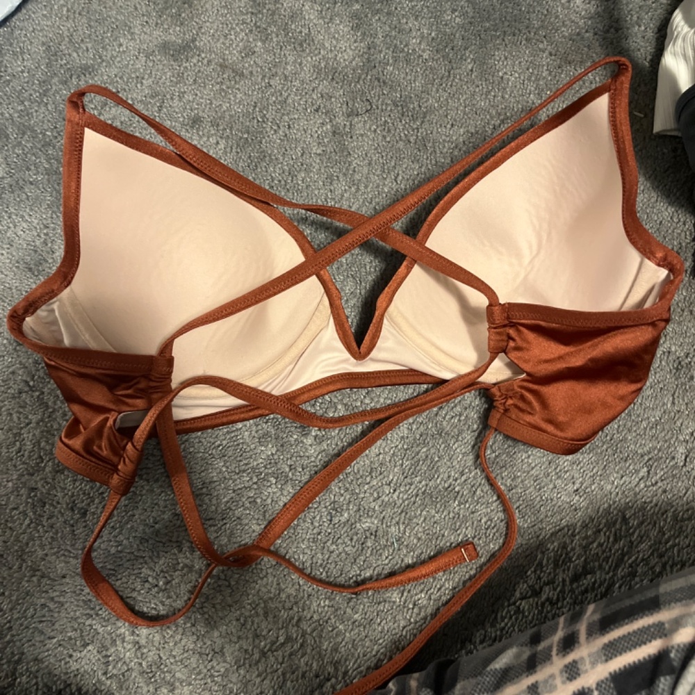 Rust orange bikini top - Picture 2 of 2
